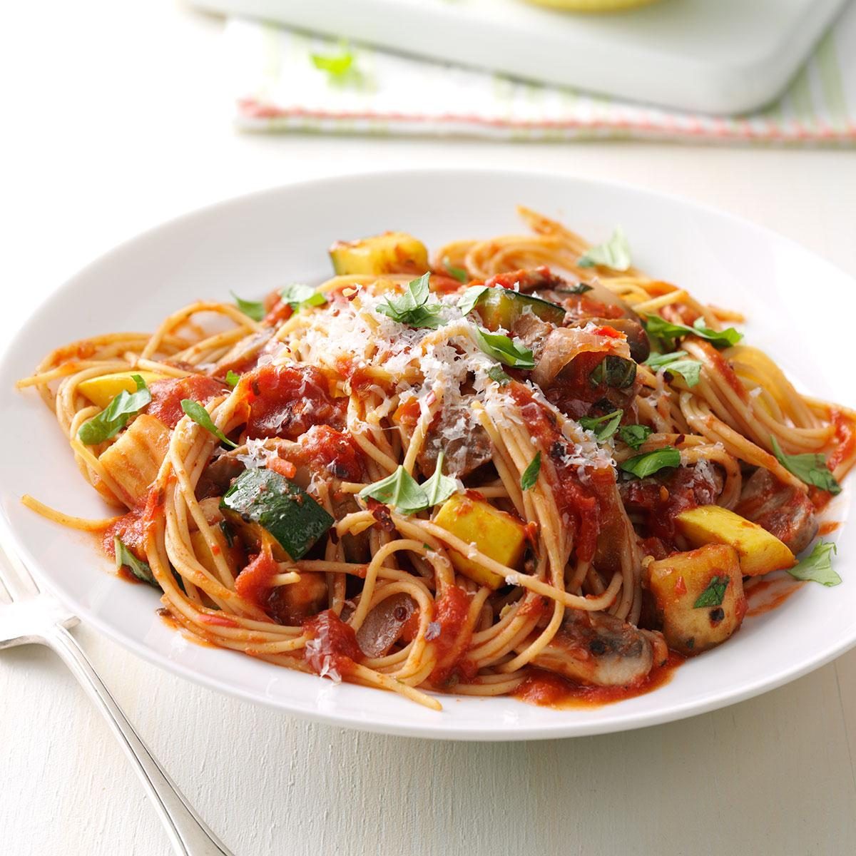 Rustic Summer Vegetable Pasta