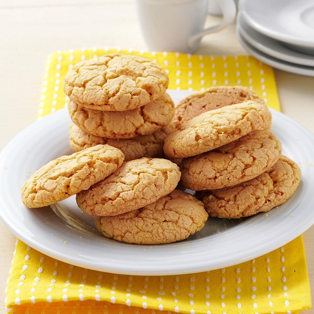 Lemon Crisp Cookies