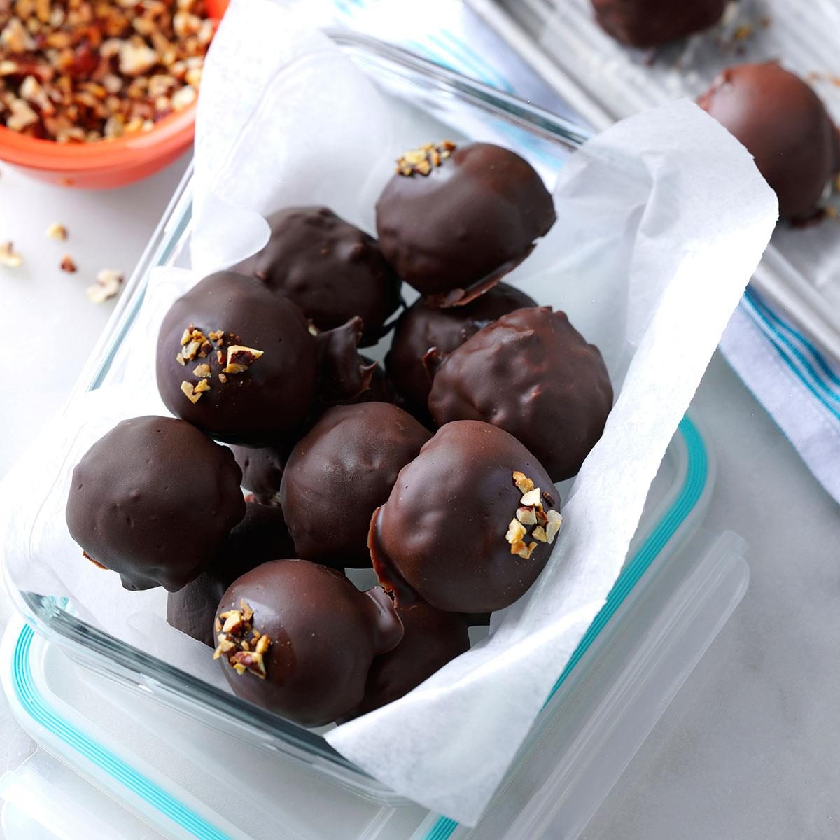 Mocha-Pecan Ice Cream Bonbons