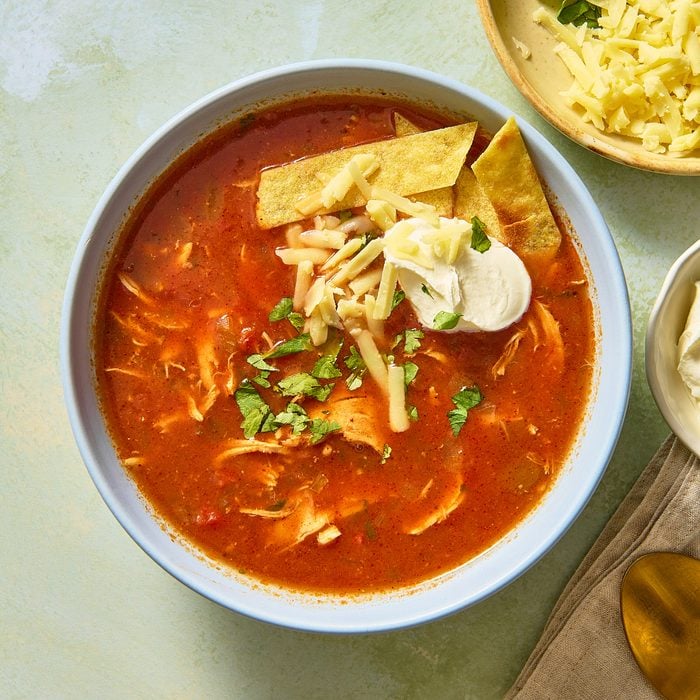 Slow Cooker Chicken Enchilada Soup Recipe